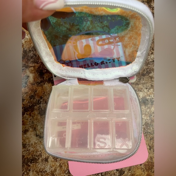 Hello Kitty 2PC Travel Bag Tags | Vitamin Case Bundle - Picture 6 of 6